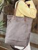 Bolso de Lona para Mujer Verano 2025 Nueva Moda Estudiante Universitario Clase Viajero Bolso Tote Gran Capacidad Bolso de Hombro