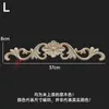 Dongyang Tallado en Madera Estilo Europeo Calcomanía Accesorios para Muebles Flores para Puertas de Madera Tallado Fino Calcomanías para Puertas de Gabinete Flores para Cabeceras Calcomanías de Madera Maciza Decoración