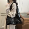 Comércio Exterior Europeu e Americano Estilo Coreano 2025 Moda Retrô Estilo Executivo Leve Grande Capacidade Bolsa Tote Simples Bolsa de Ombro para Mulheres