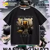 Nueva Camiseta Delta Force Weilong Rosa Rojo Comedor de Oro Lobo para Niños, Manga Corta Estudiante Holgada Superior Moderna