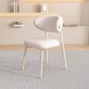 Mesa de Comedor y Silla para Hogar Moderno Silla de Café de Lujo Ligero de Diseño Taburete de Restaurante Casual Silla Simple con Respaldo