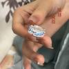 Anillo Fushi para pie plata 999.9 arena método antiguo antiguo dibujo blanco oro esmalte hueco pluma de fénix apertura anillo sólido plata esterlina venta al por mayor