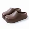 Chinelos Eva Slip-On 2026 com Sensação de Pisar nas Nuvens, Aumento de Altura de 5cm, Sola Grossa, Bico Fechado, Mocassins Preguiçosos Estilo Birkenstock para Mulheres