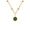 Collar St.delan Europeo y Americano Diciembre Mujeres ins Moda Moda Collar Colgante de Piedra Bruta de Diamante Lote