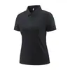 Camisas tipo polo de negocios sin costuras personalizadas para camisetas de cultura corporativa de verano, uniformes de trabajo frescos y transpirables de manga corta con cuello