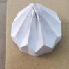 Fornecimento Direto da Fábrica Lâmpada Lanterna de Origami Flor de Papel Acessórios de Decoração para Festas Luzes de Fio LED Decoração de Árvore de Natal Pingente