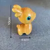 Adorno de Gato Curioso de Boj Lindo Animal Creativo Mini Juguete de Gato de Madera Pieza de Mano Regalo de Cumpleaños