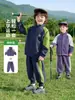 Conjunto Deportivo de Bloques de Color para Niños Estilo Primavera y Otoño Chaqueta y Pantalones 2026 Nuevo Conjunto de Otoño para Niños Conjunto de Dos Piezas