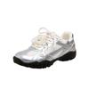 Nuevos Estilos de Verano y Nuevos Colores Ya Están Aquí~ Tenis Casuales de Encaje para Mujer con Perlas, Aumento Oculto de Altura y Suela en Forma de Luna, Zapatos Estilo Gump