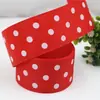Cinta de grosgrain de lunares de 38 mm para tocados, accesorios para el cabello, materiales para hacer lazos, accesorios, embalaje de caja de regalo, decoración de fiesta, cinta de tela
