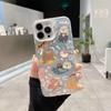 Funda para teléfono móvil Cartoon Water Park Apple 16 para iphone15 animales 14promax lindo 13 color plata 12