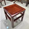 Novo Tamborete de Madeira Maciça Estilo Chinês com Juntas de Espiga e Furo, Adequado para Mesas de Jantar Domésticas, Banquinhos Pequenos, Banquinhos Extras, Banquinhos de Chá, Banquinhos Quadrados e Banquinhos para Trocar Sapatos