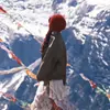 Gorro de punto Kawanishi para turismo con borla roja para mujer, otoño e invierno, viaje por el Día Nacional, sombrero de lana calado para pradera