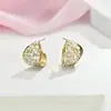 Pendientes de Concha Triturada Natural Estilo Coreano Fresco Dulces Versátiles Pendientes Súper Hada Extremadamente Hermosos Pendientes Transfronterizos de Vacaciones