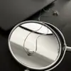 Collar de amor hueco de acero de titanio resistente a la decoloración para mujer, colgante de amor con diseño de nicho de lujo ligero, cadena de clavícula de temperamento versátil