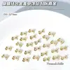 Popular Arte de Unha Borboleta Liga de Zinco Acessórios para Unha Pérola Japonesa Dopamina Três-Dimensional Laço Decorações de Unha Adesivos