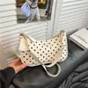 Bolso de Hombro Nuevo 2026 con Cadena de Lunares, Bolso de Hombro y Cruzado de Moda y Versátil, Bolso de Mano de Diseño de Nicho de Alta Gama