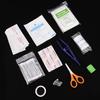 Kit de Primeiros Socorros para Uso Externo Não Certificado para Carro, Caixa Portátil de Emergência para Casa 19*13cm Edição Deluxe Vermelha para Salvar Vidas
