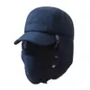 Gorro de Invierno para Hombres de Mediana Edad y Mayores, Gorro Lei Feng, Protección para los Oídos para Ciclismo, Cálido y a Prueba de Frío, Gorro de Algodón Engrosado para Papá y Abuelo