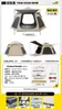 Tienda Explorer Camping al Aire Libre Noche Plegable Portátil Automática Engrosada Impermeable Equipo de Camping Juego Completo de Cortina para el Cielo