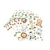 Suministros para Fiesta de Cumpleaños Feliz de Dibujos Animados Bosque Zoológico Transfronterizo Vajilla de Papel Taza de Papel Servilleta Plato de Papel