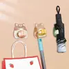 Soporte para Mopa Estante de Almacenamiento para Baño Clip para Mopa Montado en Pared sin Taladro Gancho Adhesivo Multiusos Gancho Adhesivo sin Rastro