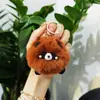 Chaveiro Panda de Pelúcia Pérola Fofo Boneco Urso Desenho Animado Pingente Decoração de Bolsa Pequeno Presente para Barracas
