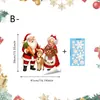 Decorações de Natal, adesivos eletrostáticos para vidro, animais fofos celebrando o Natal, adesivos de janela de árvore de Natal, criando uma atmosfera festiva de Natal, decorações de janela, presentes