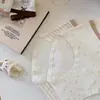 Ropa interior para mujer A410, 10A, algodón puro, antibacteriana, con encaje ondulado y detalle de lazo, de cintura media, bragas de algodón tipo triángulo