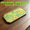 Bandeja de Nogal Estilo Múltiple Soporte para Macetas de Madera Maciza Simple Bandeja de Té de Hotel Soporte para Macetas de Una Sola Capa Mesa Rectangular para Burbujas Secas del Hogar