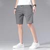 Pantalones cortos finos de verano para hombre Pantalones cortos casuales para hombre Pantalones cortos holgados modernos de seda de hielo para hombre Pantalones capri holgados