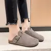 Pantuflas de mujer, pantuflas de corcho para pareja, Zapatos romanos Wish de talla grande para comercio exterior, pantuflas a media altura casuales, zapatos cómodos, modernos