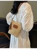 Bolso bandolera de paja de nicho transfronterizo para mujer, nuevo estilo coreano, moda, bolso de playa, para ir al trabajo, casual, para el hombro, bandolera