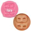Molde de Silicone Duplo 2 Máscaras Padrão Alimentar Flip Cake DIY Ferramentas de Decoração para Assar H3064 Bolo
