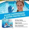 Pastillas Limpiadoras para Piscina para la Limpieza Diaria de Sarro y Manchas, Reduciendo el Olor, Disolviéndose Fácilmente en la Piscina y Mejorando la Claridad del Agua