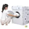 Funda Antipolvo para Lavadora Hogar Lavado Sin Necesidad de Quitar Tapa abatible Tambor de Lavadora Funda Impermeable a Prueba de Polvo Protección Solar