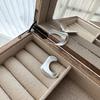 Plata de ley S925 versión coreana de aretes mate con sentido del diseño nicho moda coreana estilo INS personalidad joyería para la oreja al por mayor