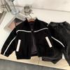 Chaqueta de Béisbol de Otoño para Niños Reversible Primavera y Otoño Top Estilo Coreano para Niños Chaqueta Genial para Niños Pequeños Bebé Moderna