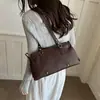 Bolsa de Ombro Grande Transfronteiriça Simples e Estilosa para Mulheres, Novo Modelo 2026, Bolsa de Ombro para o Dia a Dia, Bolsa Tote, Bolsa Versátil de Braço
