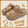 Zapatos Perforados Antideslizantes para Mujer, Nuevo Estilo de Verano para Uso en Exteriores e Interiores, Zapatos de Playa Transpirables, Sandalias de Punta Cerrada para Hombre, Diseño Hueco al por Mayor