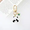 Nuevo Llavero de Metal de Panda Lindo Dibujo Animado Lindo Divertido Colgante de Llavero de Panda Colgante para Bolso de Hombres y Mujeres