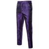 Calça de Design de Estrada com Padrão Escuro Estilo Palácio Europeu e Americano para Outono e Inverno Moda Masculina Roupas de Performance Calça Social Masculina Slim-fit