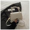 Bolsa 2025 Primavera Estilo Ocidental Simples Elegante Nova Bolsa de Ombro para Viagem Artística Moda Crossbody Pequena Bolsa Quadrada