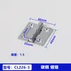 226 Aleación de Zinc Perfil de Aluminio Bisagra de Alta Resistencia 4050 Caja de Distribución Puerta de Gabinete 218 Bisagra de Apertura Plana Bisagra Galvanizada Leiguang