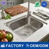Acero Inoxidable 201 Formado por Estiramiento Fregadero Individual Cepillado de una Cubeta Adecuado para Cocina Uso Doméstico como Lavabo para Verduras