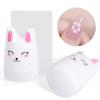 Silicone Nail Seal Full Set Impressão Cabeça Dupla Nail Art Transfer Tool Raspador Francês Nail Transparent Seal Scraper
