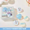 Almofada de Pó Plush Macio Ursinho Gemeng para Fixação de Maquiagem, Almofada de Pó Plush Macio Aveludado para Blush e Pó Solto