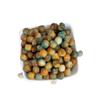 Carbón Quemado Dunhuang Caqui Cuentas de Pulsera Bodhi Dispersas Piezas Talladas de Raíz de Bodhi Cuentas para Jugar con Buda Venta al por Mayor