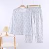 Pijama para mujer de mediana edad y ancianos, primavera y otoño, algodón, casual, holgado, talla grande, moda, ropa de mamá, ropa para el hogar, se puede usar en exteriores
