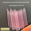 Ferramenta Auxiliar de Manicure Personalizada Nova Haste de Cristal para Remover Pontos de Cola, Bastão com Broca para Empurrar Cutículas, Remover Esmalte, Limpar Cantos dos Dedos e Manicure